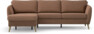 County - 3-sits soffa med flyttbar schäslong - Orange