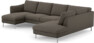 Madison Lux - 2-sits soffa med schäslong vänster och divan höger - Beige