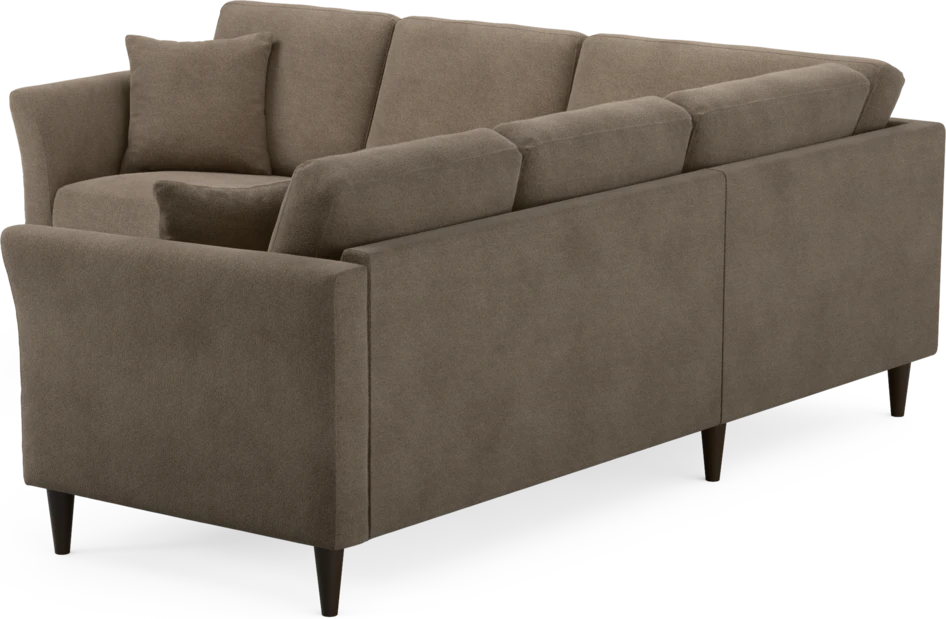 Eden - Hörnsoffa, 2+2-sits - Brun