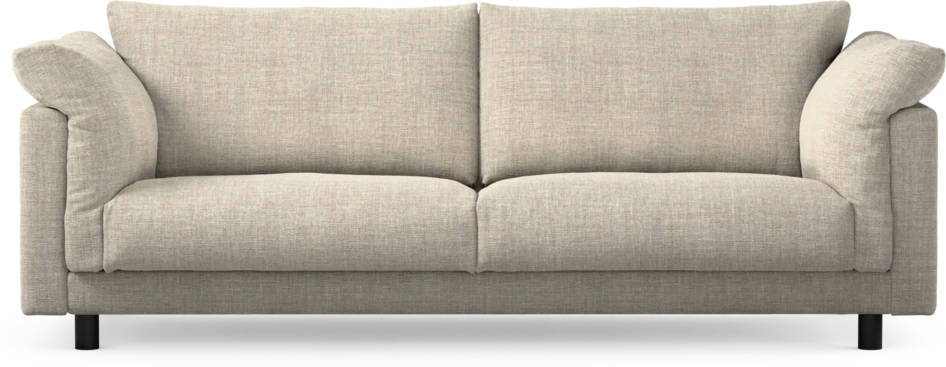 Cherrie - 3-sits soffa, fast klädsel - Beige