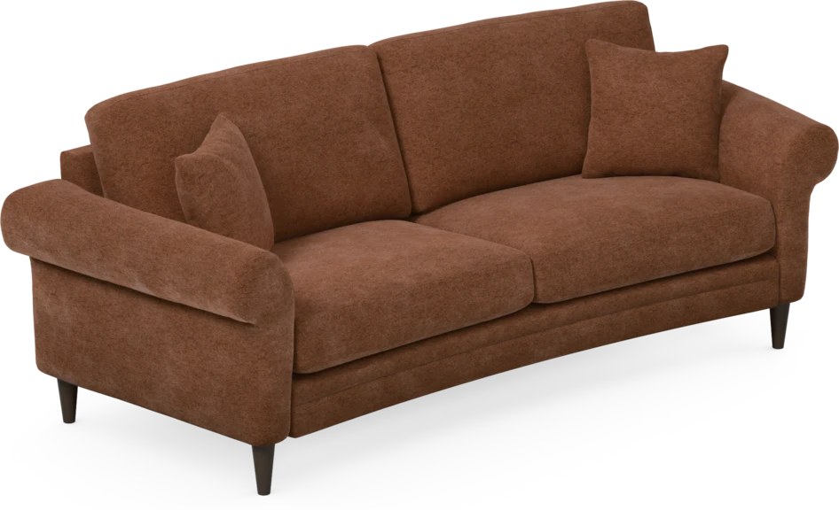 Eden - 2,5-sits soffa svängd - Orange