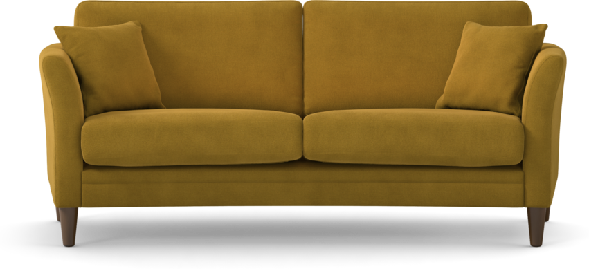 Eden - 2,5-sits soffa svängd - Gul