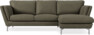 Madison Lux - 2-sits soffa med schäslong höger - Brun