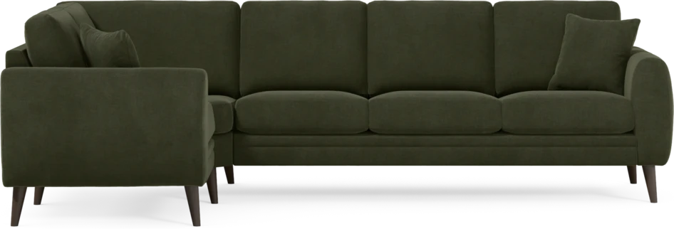 Eden - Hörnsoffa, 1+3-sits - Grön