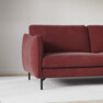 Madison Lux - 3-sits soffa med divan höger - Rosa