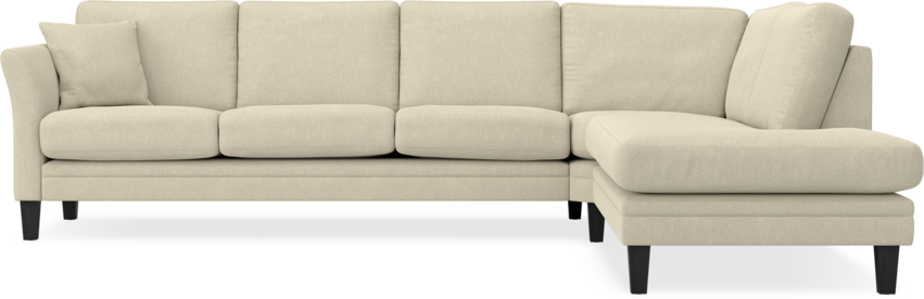 Eden - 3-sits soffa med divan - Beige