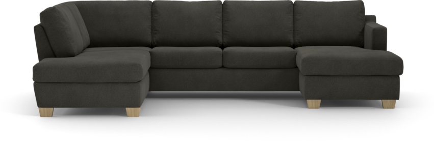 Friday - 3-sits soffa med divan vänster och schäslong höger - Grå