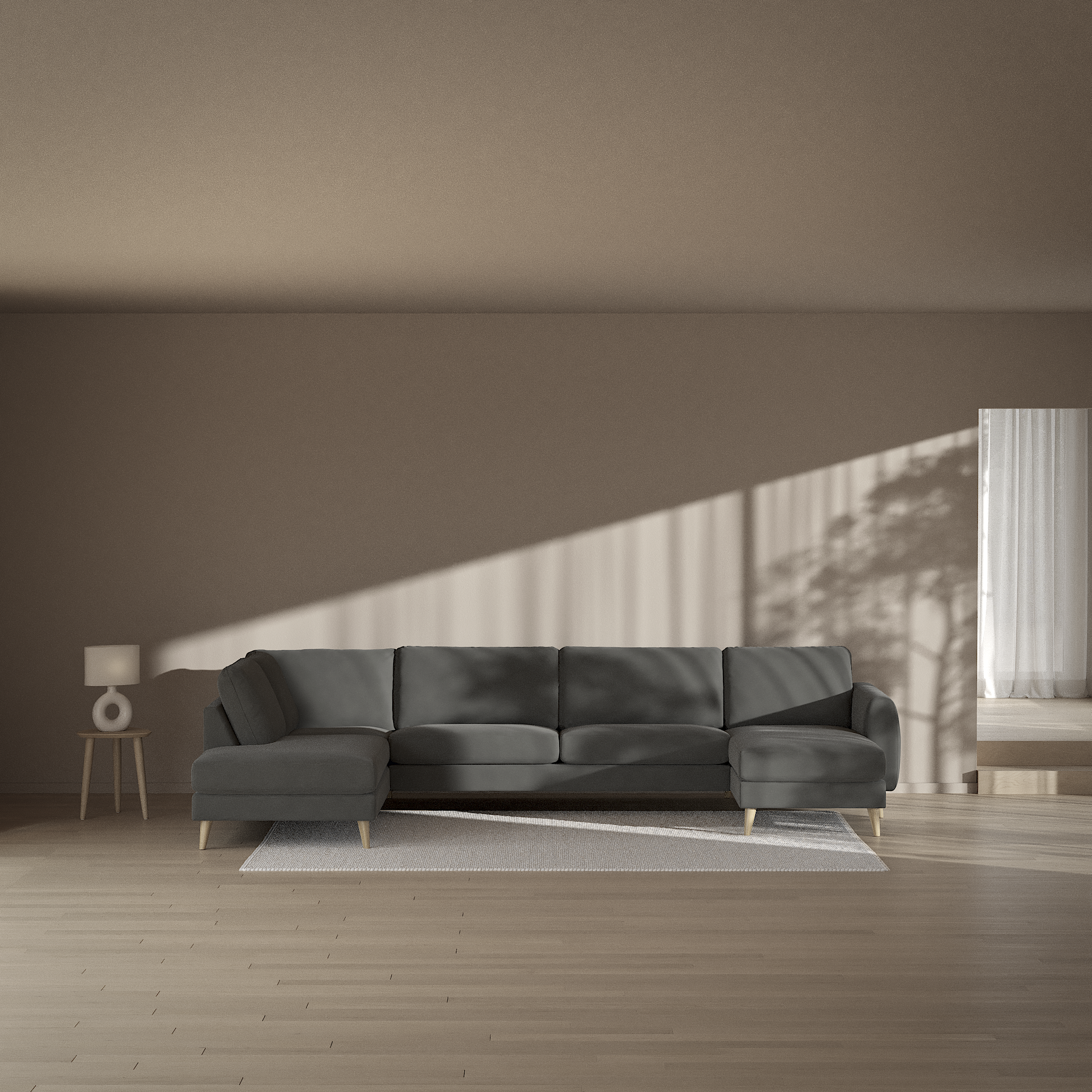 Bridge - 3-sits soffa med divan vänster och schäslong höger - inspiration