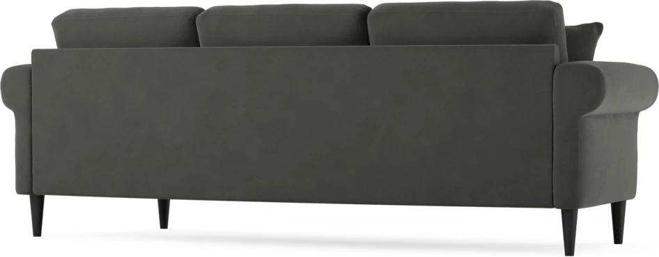 Eden - 3-sits soffa svängd - Grå