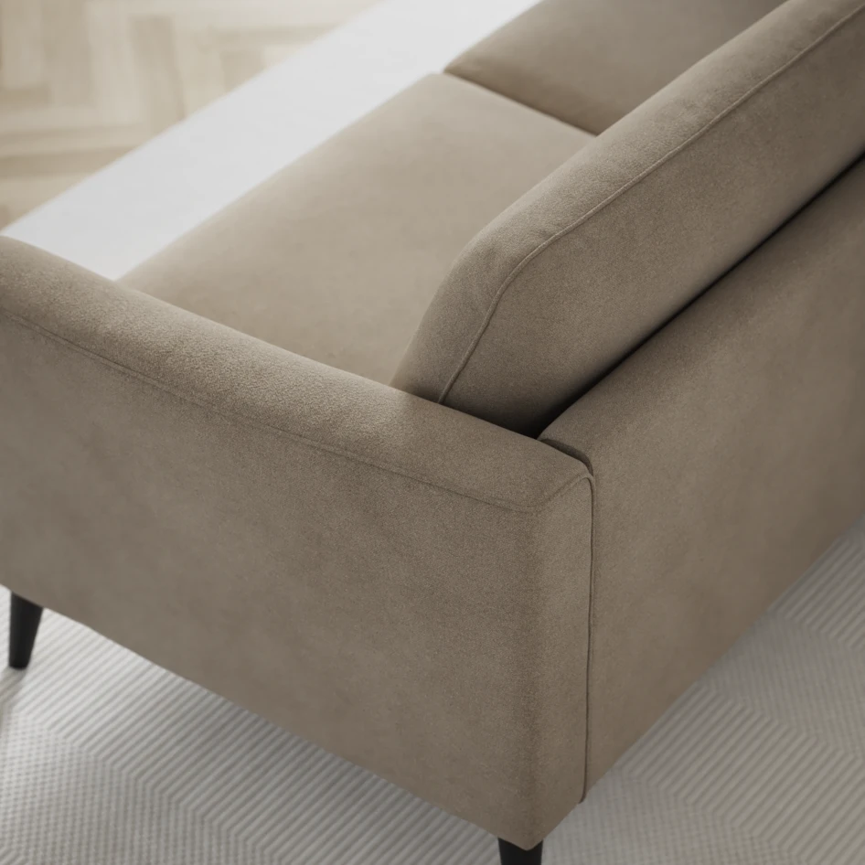 Bridge - Hörnsoffa, 2+3-sits med schäslong höger - Beige