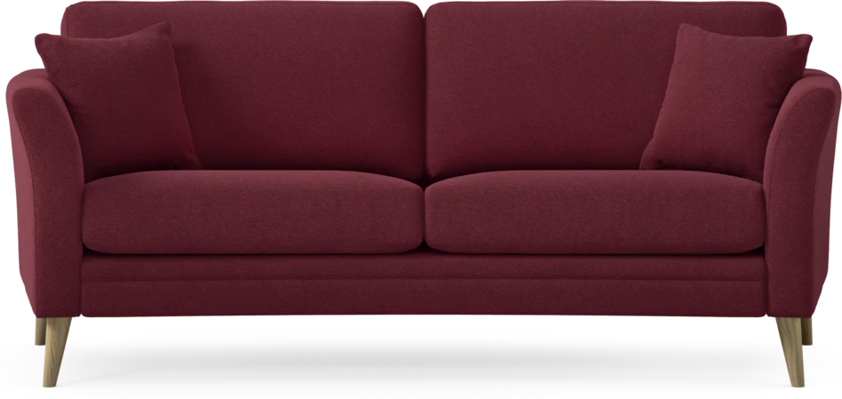 Eden - 2,5-sits soffa svängd - Röd