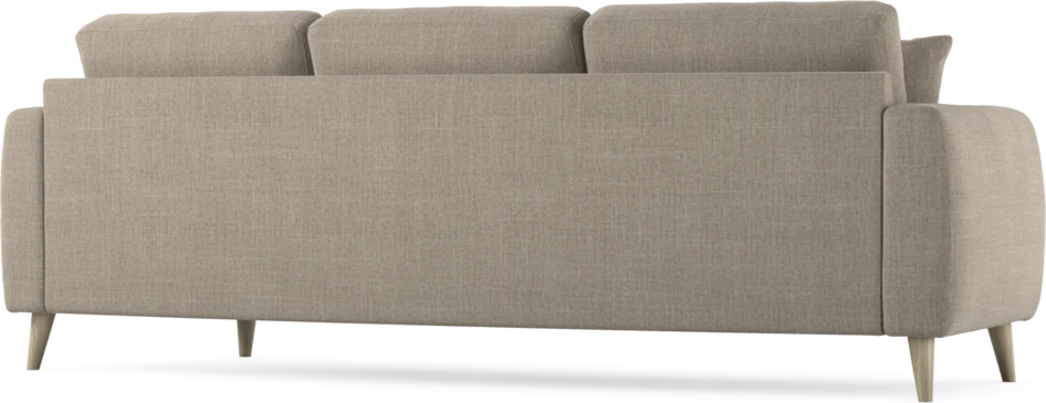 Eden - 3-sits soffa svängd - Beige