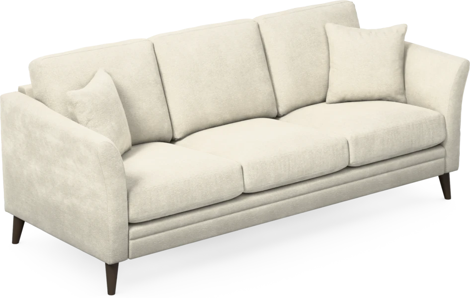 Eden - 3-sits soffa - Vit