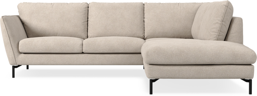 Madison - 2-sits soffa med divan höger - Vit