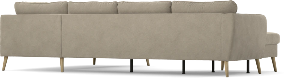 County - 3-sits soffa med schäslong vänster och divan höger - Beige