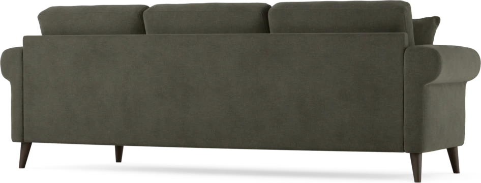 Eden - 3-sits soffa svängd - Grå