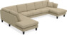 Eden - 3-sits soffa med divan vänster och schäslong höger - Beige