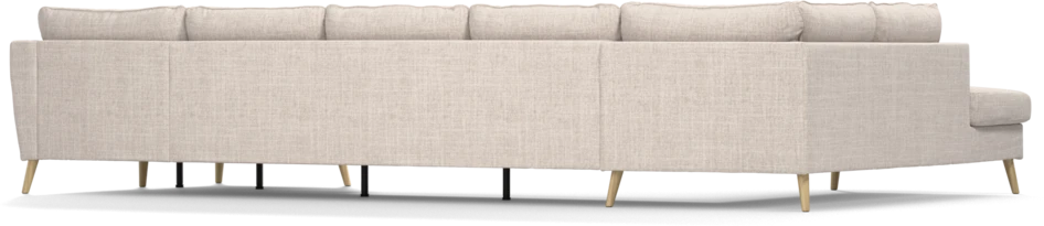 County - 4-sits soffa med divan vänster och schäslong höger - Beige