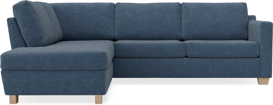 Friday - 2,5-sits soffa med divan vänster - Blå