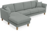 Eden - 3-sits soffa med schäslong - Grå