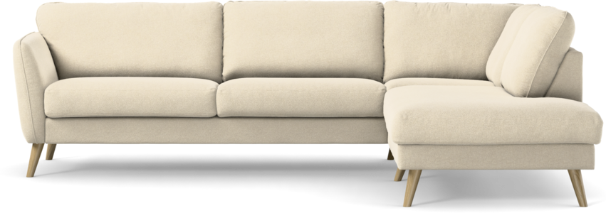 Bridge - 3-sits soffa med divan höger - Beige