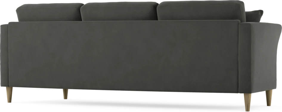 Eden - 3-sits soffa svängd - Grå