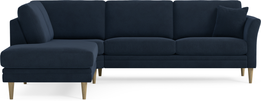 Eden - 2,5-sits soffa med divan - Blå