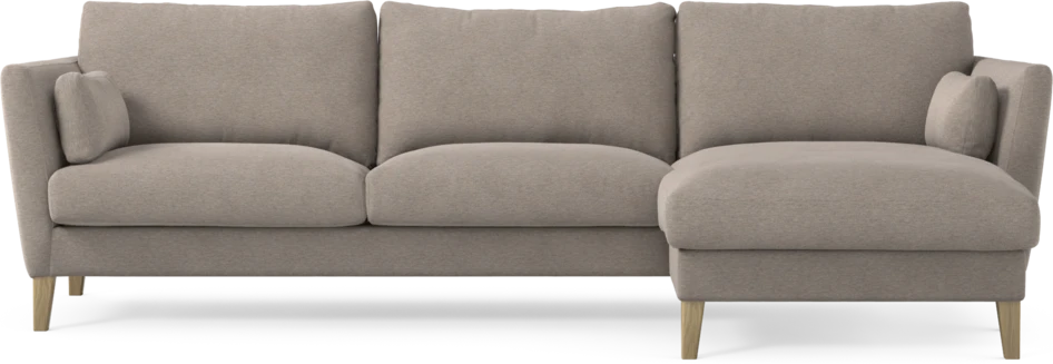 Winston - 3-sits soffa med schäslong, vändbar - Beige