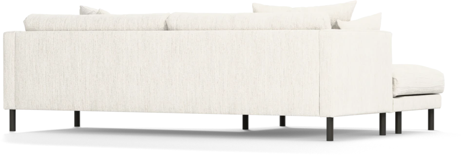 Harper - 4-sits med schäslong XL vänster - Vit