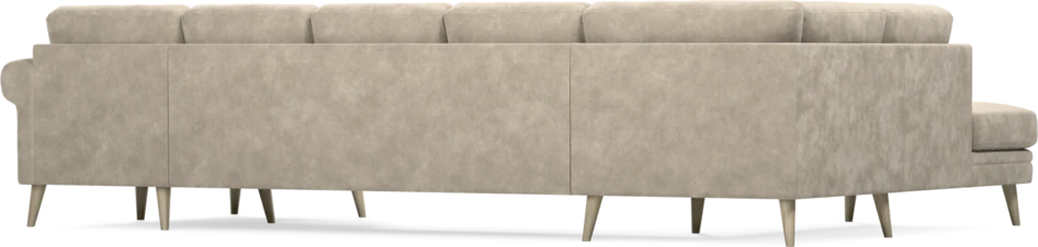 Eden - 3-sits soffa med divan vänster och schäslong höger - Beige