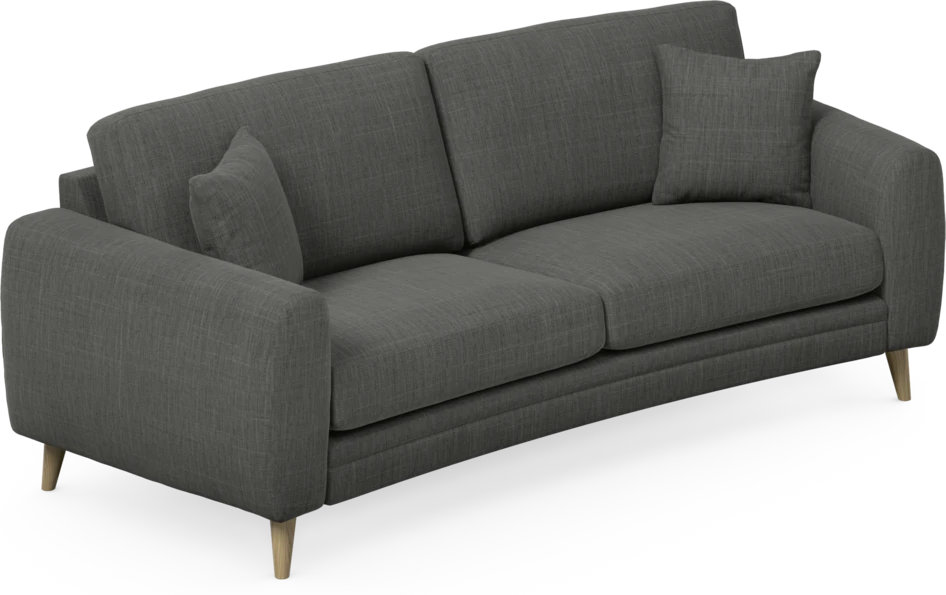 Eden - 2,5-sits soffa svängd - Grå