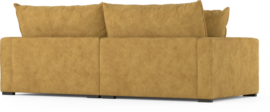 Rossi - 3-sits soffa - Gul
