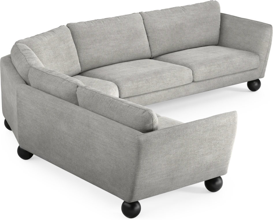 Madison Lux - Hörnsoffa 2+3-sits, hörn 2 - Grå