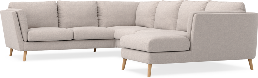 Madison - Hörnsoffa med schäslong höger - Beige
