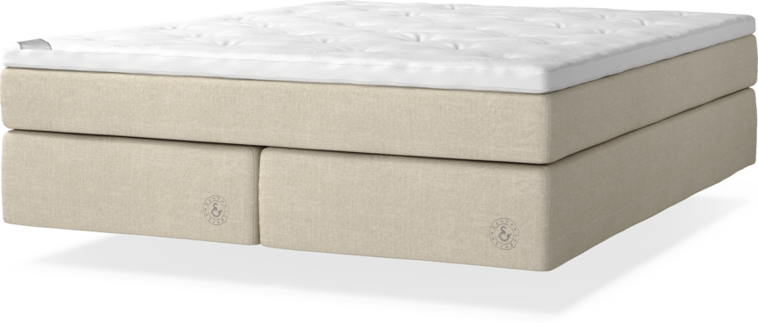 Cape Farewell - Kontinentalsäng, dubbelsäng med svävande utseende - Beige