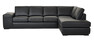 Sit Down - 3-sits soffa med divan höger - Svart