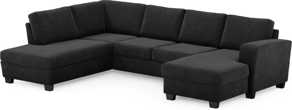 Friday - 3-sits soffa med divan vänster och schäslong höger - Blå