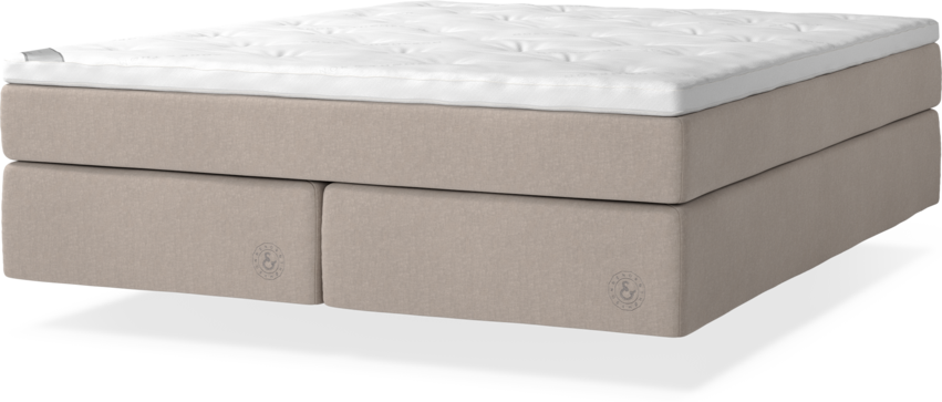 Cape Farewell - Kontinentalsäng, dubbelsäng med svävande utseende - Beige