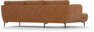 Madison Lux - 2-sits soffa med schäslong vänster - Orange