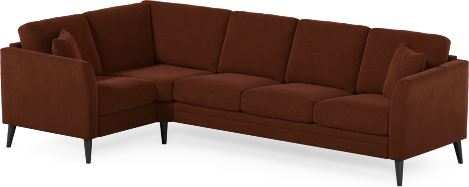 Eden - Hörnsoffa, 1+3-sits - Orange