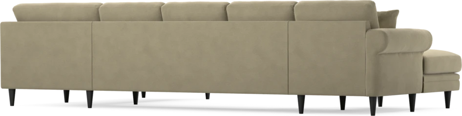 Eden - 3-sits soffa med schäslong vänster och divan höger - Beige