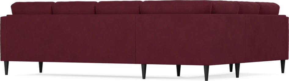 Eden - Hörnsoffa, 2+3-sits - Röd