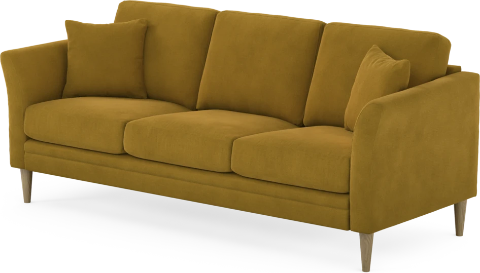 Eden - 3-sits soffa - Gul
