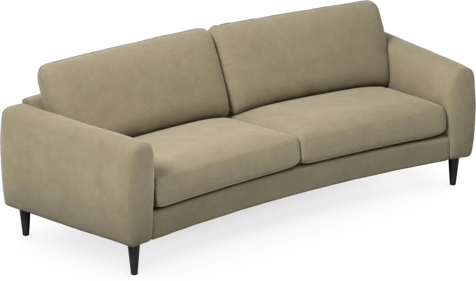 Bridge - 3-sits soffa svängd - Beige