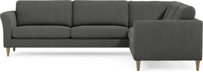 Bridge - Hörnsoffa, 3+2-sits - Grå