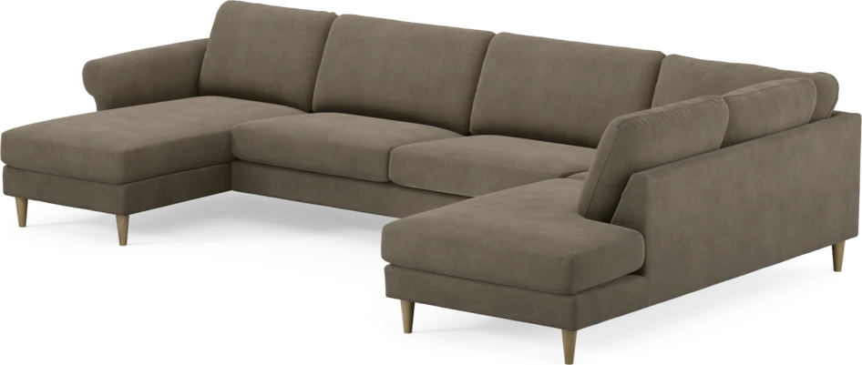 Bridge - 3-sits soffa med schäslong vänster och divan höger - Beige