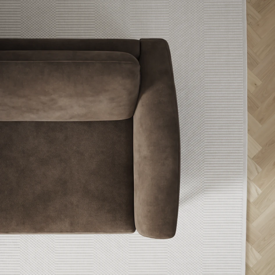 Bridge - 2-sits soffa - Brun