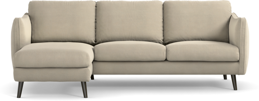 Madison Lux - 2-sits soffa med schäslong vänster - Beige