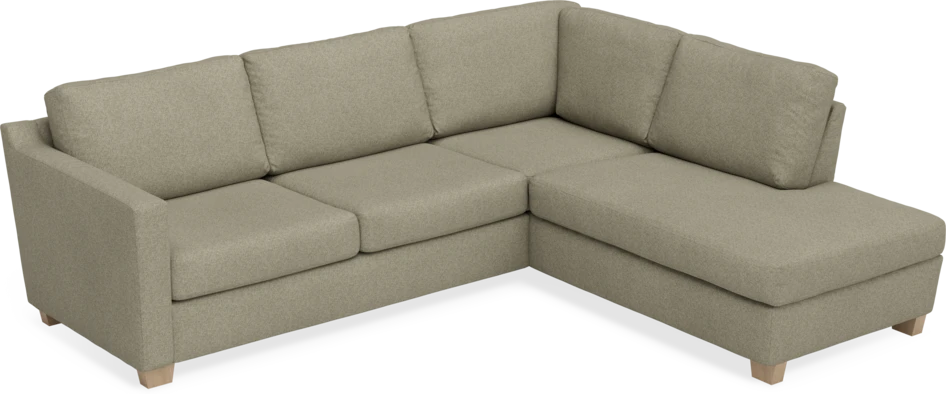 Friday - 2,5-sits soffa med divan höger - Beige