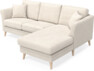 Eden - 2-sits soffa med schäslong - Beige